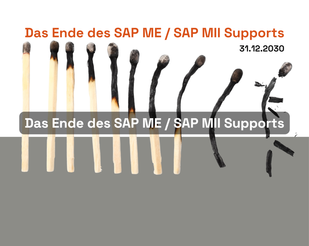 Ende des SAP MII und SAP ME Supports